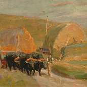Oxen with a Wagon