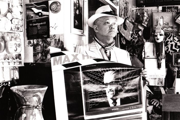 Roger Ing in New Utopia Cafe - 1993 - photo by Jason Weedmark