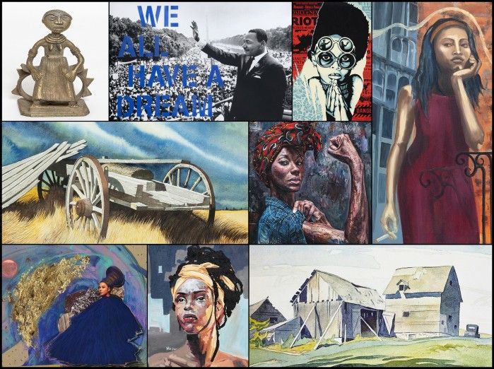 Featured image for auction: Black History Month Online Art Auction