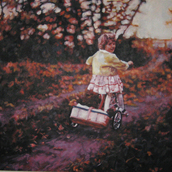 Girl on Tricycle